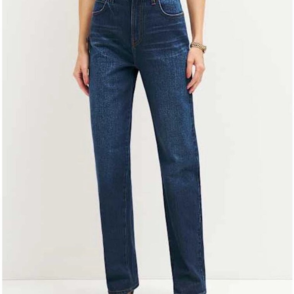 Reformation Elan Ultra High Rise Straight Leg Jeans